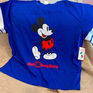Disney Parks Mickey Football Jersey Size XXL NWT